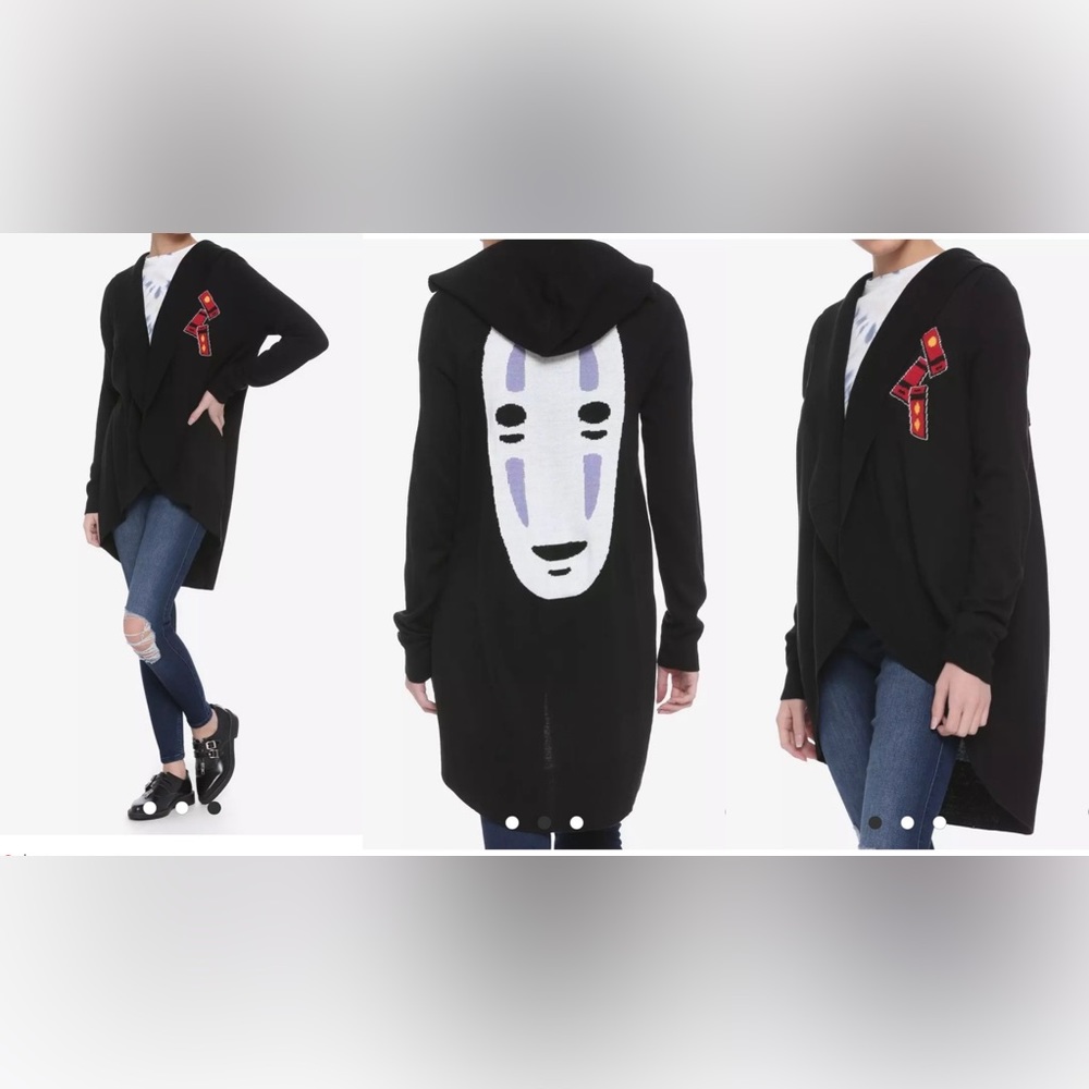 Spirited Away - No Face cardigan